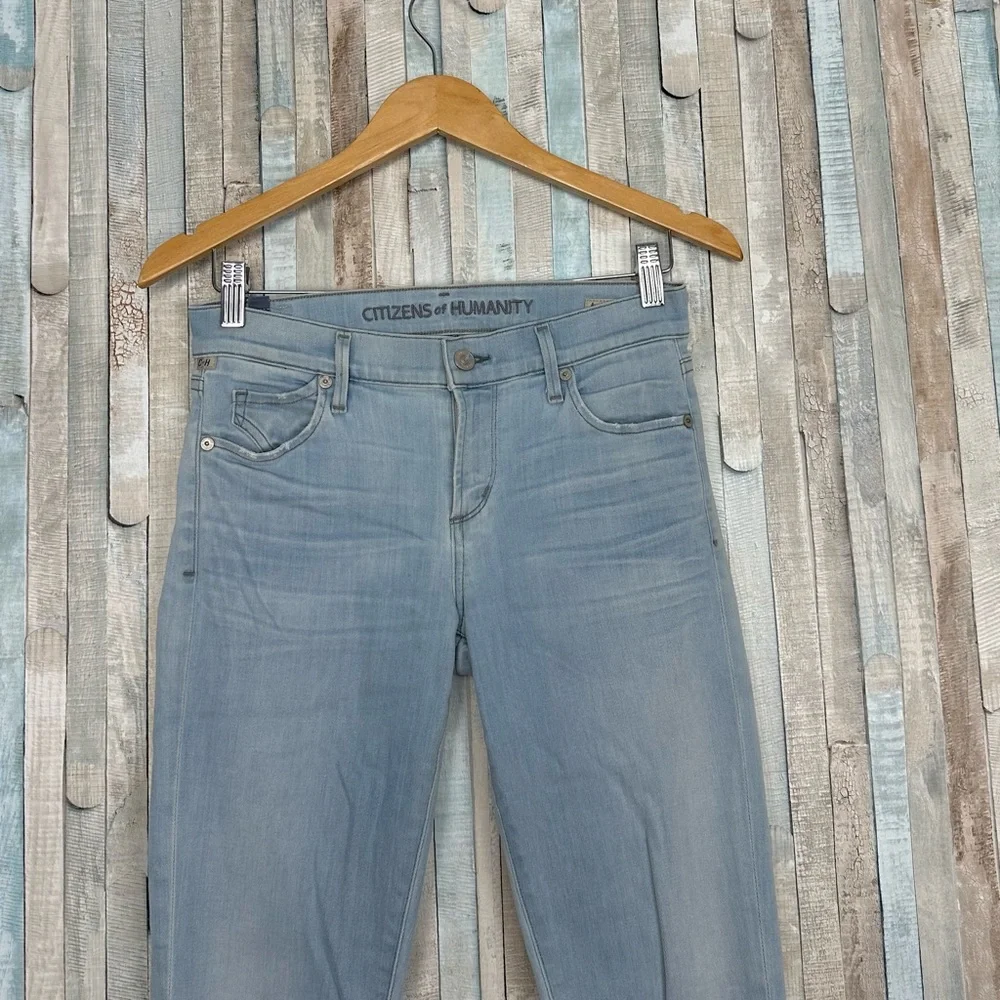 Citizens of Humanity 26 Light Dusted‎ Avedon Skinny Ankle Jeans Anthropologie